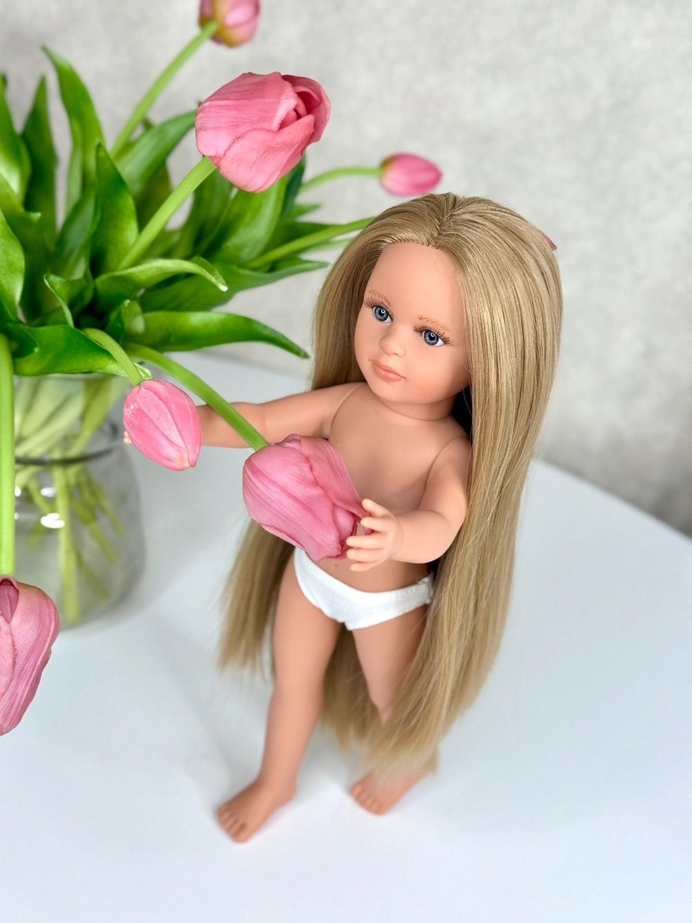 Кукла LAMAGIK виниловая 33см Nina без одежды (3312W)