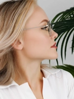 Очки для компьютера имиджевые защитные прозрачные нулевки