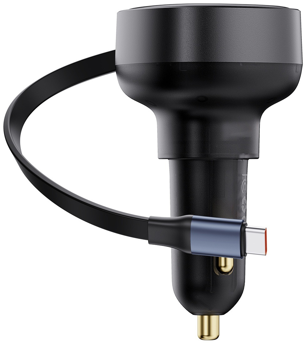 Зарядное устройство Baseus Enjoyment Pro C + C Cable 60W USB Type-C черный