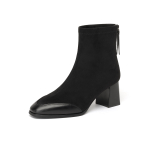 GEMEIQ Stretch & Sock Boots Women"s Black/Khaki