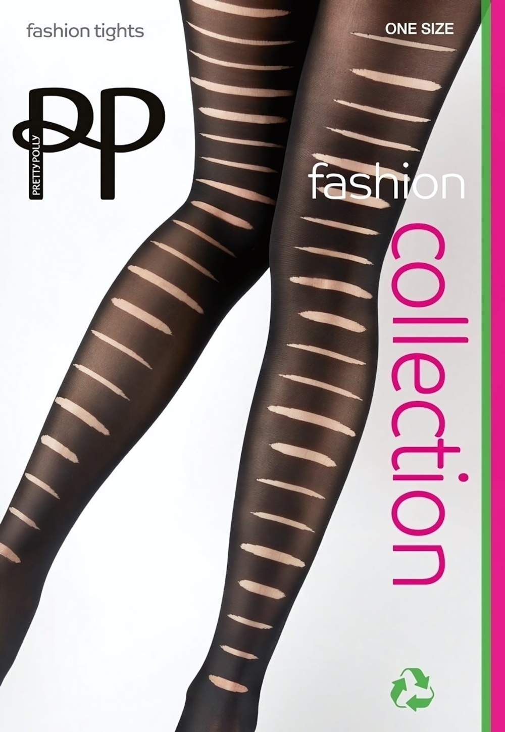 Стильные колготки с эффектом рванных полос (Размер: S-M-L) (Цвет: черный)