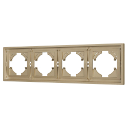 Рамка пластиковая FRM-TENDO-SFPL-4-GD (Arlight, -) 054663