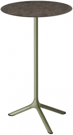 Стол ламинированный барный Scab Design Tripe, оливковый, кортен