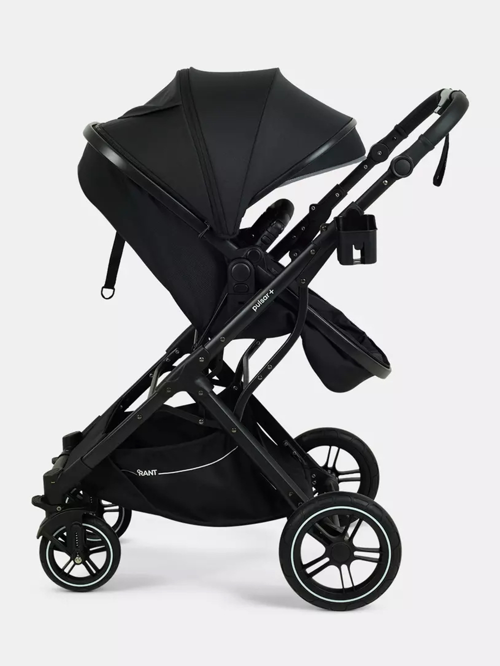 Коляска трансформер 3в1 Rant Basic Pulsar Plus Black