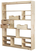 Стеллаж Расмус деревянный лакрованный