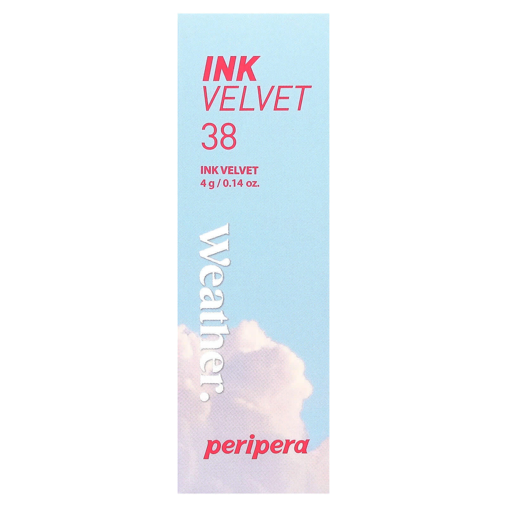 Peripera, Ink Velvet, оттенок для губ, оттенок 38 ярко-розовый, 4 г (0,14 унции)