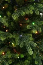 Елка с гирляндой 2в1 «Венецианская» (Литая+пвх) 240 см / 2,4 м