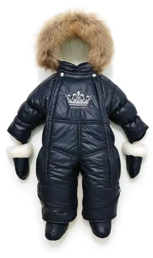 Комбинезон трансформер Pikolino "Корона" (тёмно-синий)