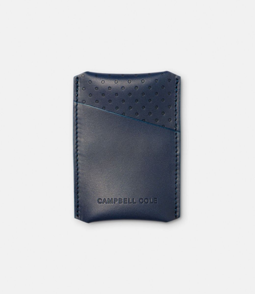 Campbell Cole Simple Card Holder Navy — картхолдер из кожи