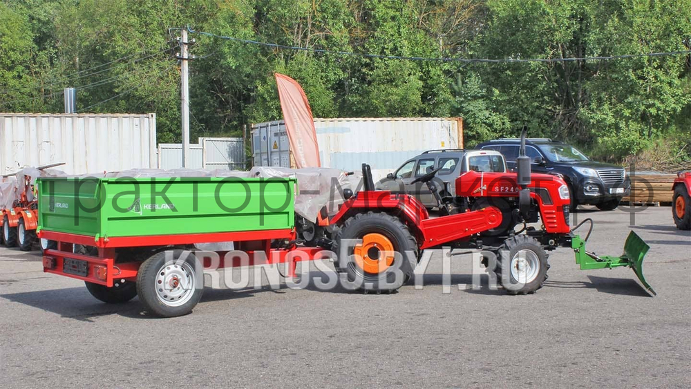 Прицеп Kerland | Керланд П-3210 с ПСМ к трактору (самосвальный)