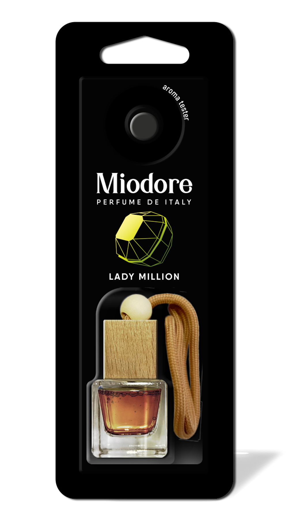 Ароматизатор бочонок MIODORE White   № 4  Lady Million (по мотивам (Paco Rabanne)
