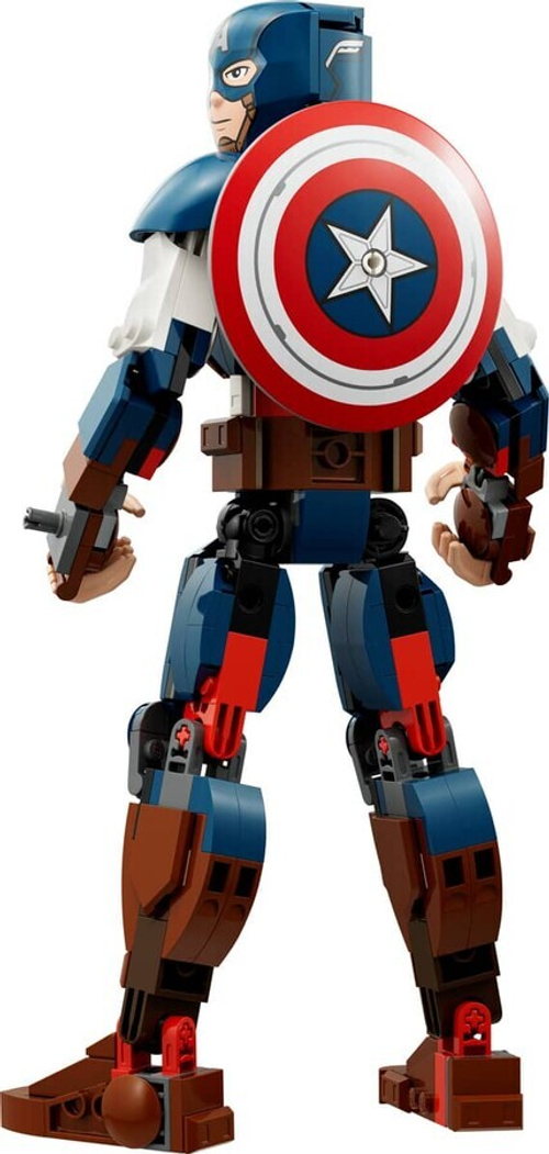 Конструктор LEGO Marvel 76258 Сборная фигурка Капитана Америки