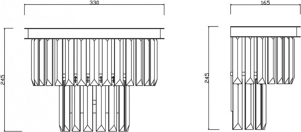 Накладной светильник Maytoni Revero MOD085WL-01BS