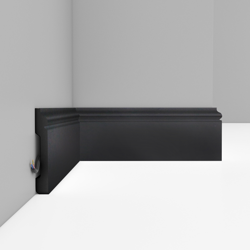 Плинтус напольный Decomaster ECO LINE D005-112G 79х13х2400мм