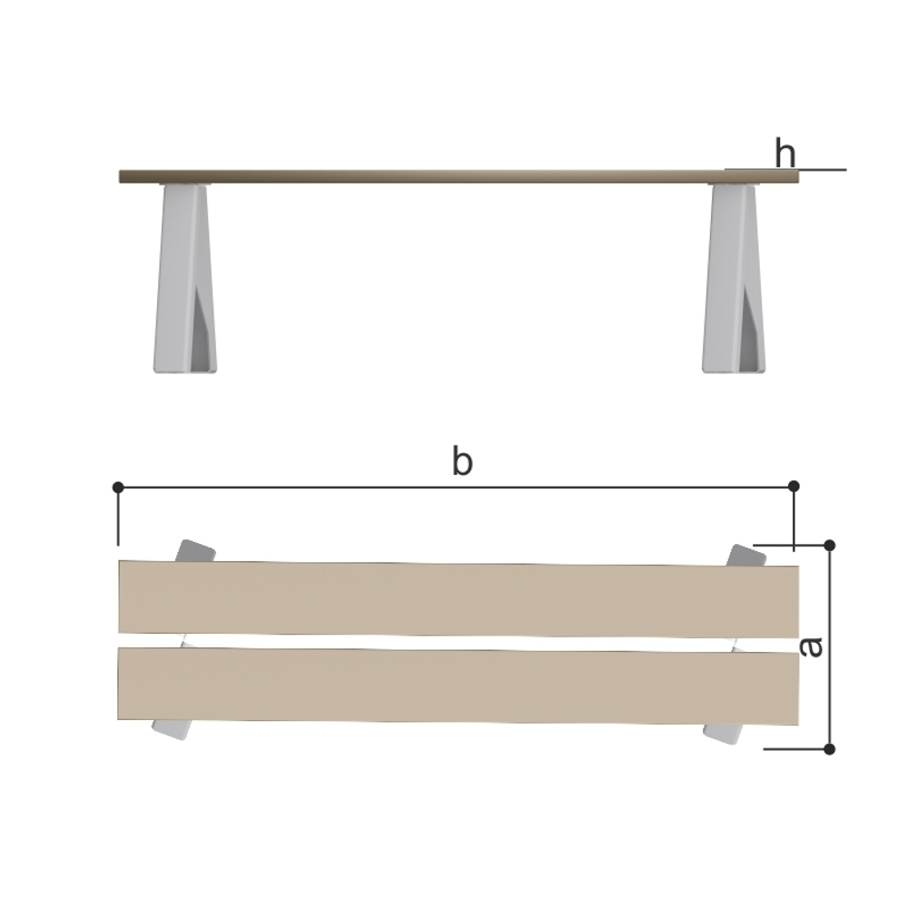 Скамья Romana 302.23.00