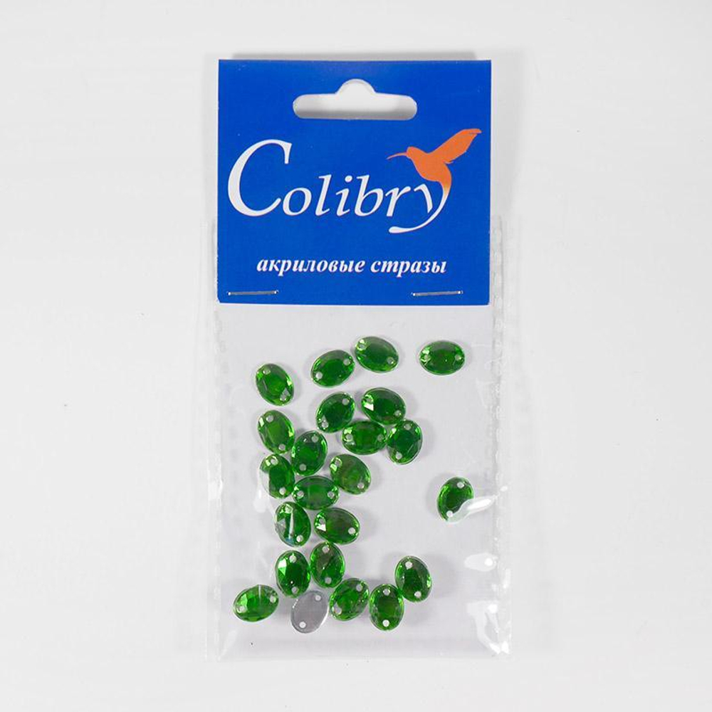 Стразы (овальные)-E10-14-Colibry
