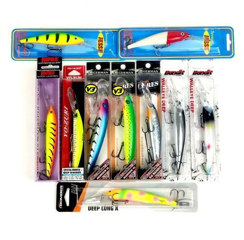 Набор проверенных рабочих воблеров для ловли щуки на глубине