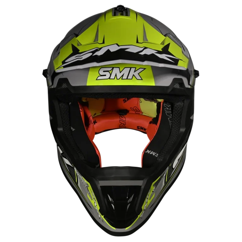 Шлем SMK ALLTERRA MAVERIX, цвет серый/желтый (L)