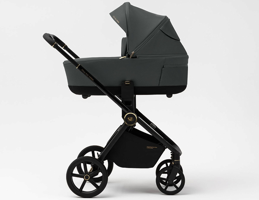 Детская коляска Sweet Baby Stella Plus Therma 2 в 1 427415 Dark Grey