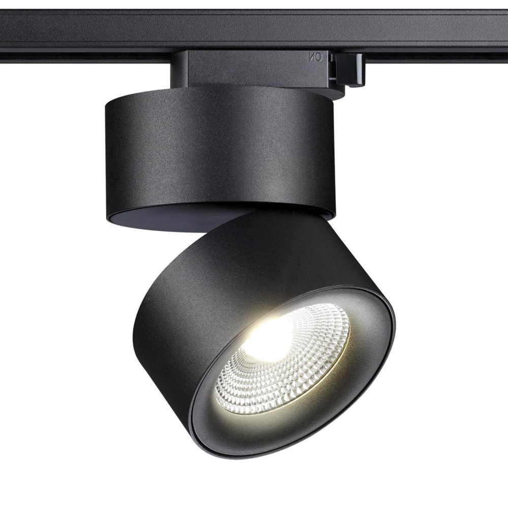 358785 PORT NT21 225 черный Светильник трековый однофазный трехжильный IP20 LED 25W 4000K 2200Лм 100-265V GRODA