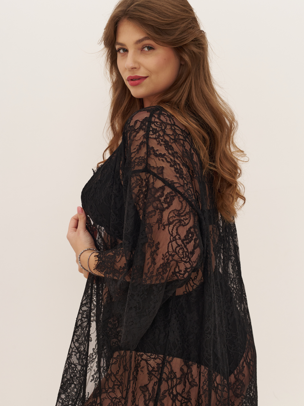 Халат из кружева Розали