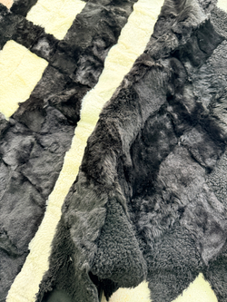 Покрывало меховое ковер из шкуры овчины