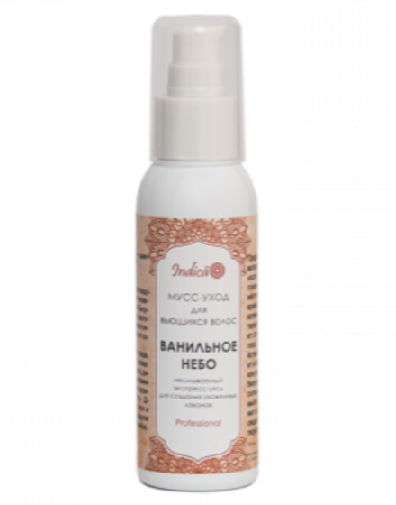 Мусс-уход для вьющихся волос ВАНИЛЬНОЕ НЕБО, ТМ VI COSMETIC