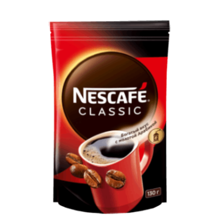 Кофе гранулированный Nescafe Classic 130г