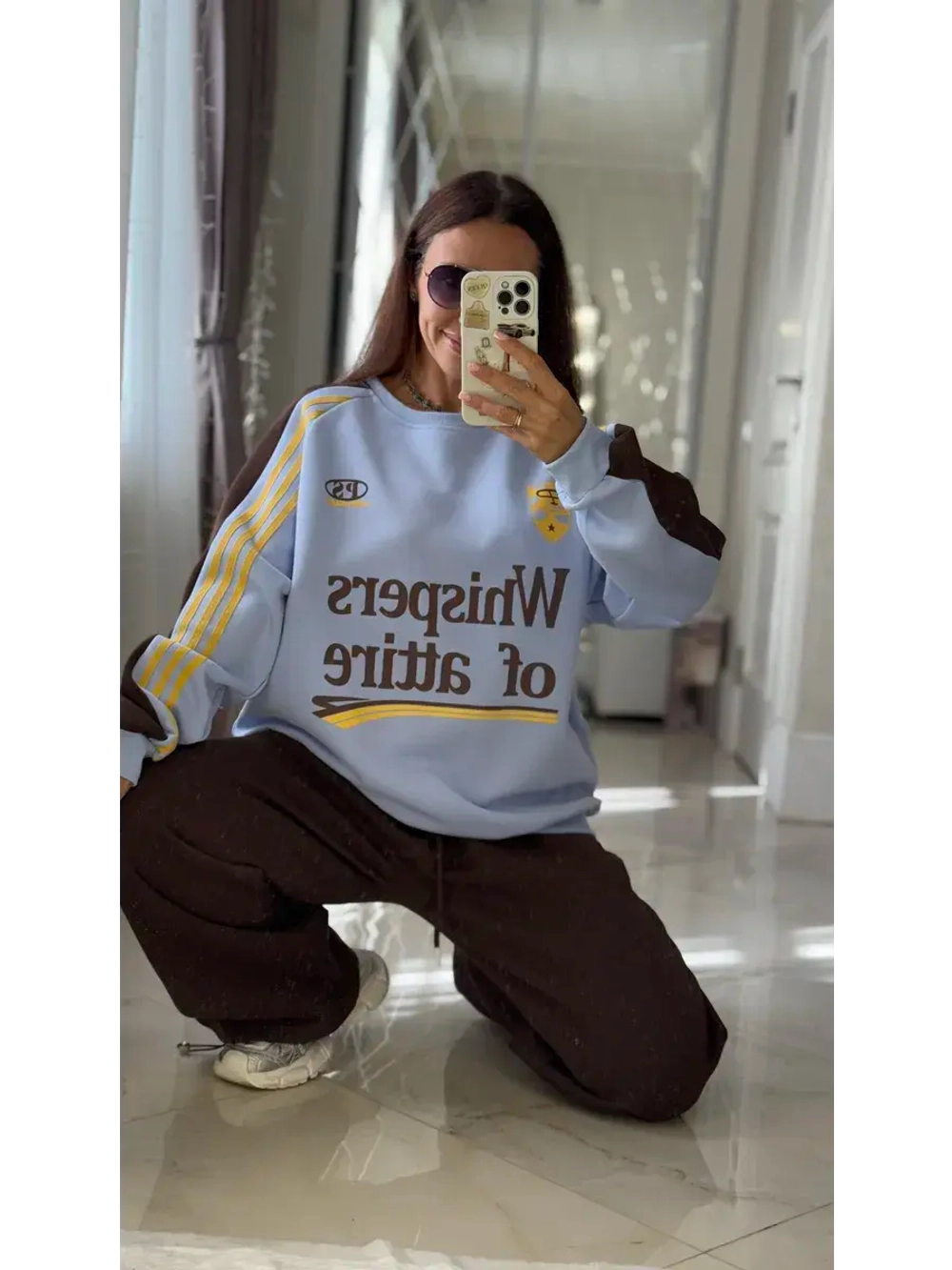 Костюм ATTIRE спортивная двойка свитшот с брюками