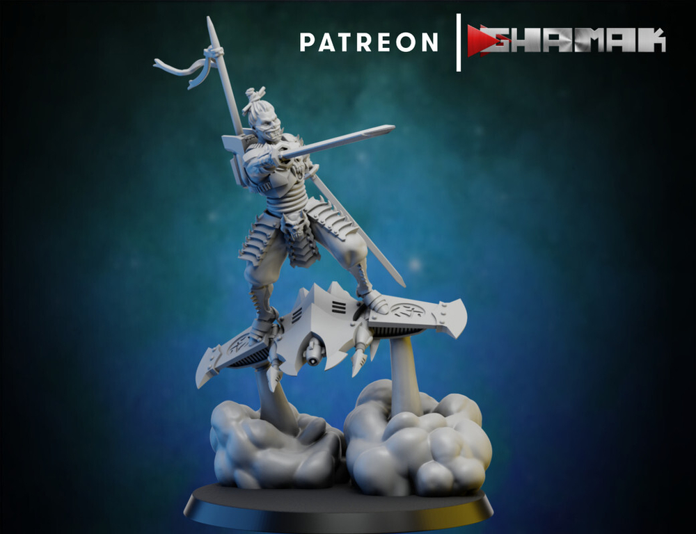 Drukhari Hellions Геллион Друкхари №1 миниатюра для dnd, днд, pathfinder, фентези, Настольная игра, НРИ, Варгейм, РПГ