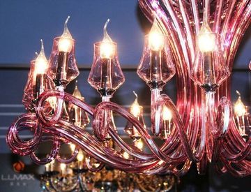 murano chandelier 12- 27 by Arlecchino Arts ( HK)