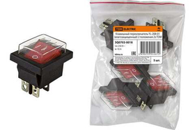 Клавишный переключатель YL-208-01 (влагозащищенный) 2 положения 2з TDM SQ0703-0018