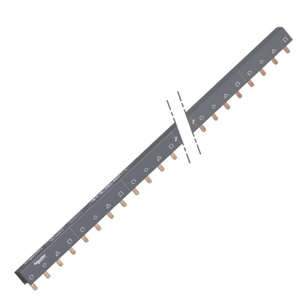 Гребенчатая шина 4-полюсная (NL1L2L3…) 57 модулей 100А Schneider Electric A9XPH457