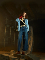 Женские свободные прямые джинсы Levi's XL Straight A8701-0005