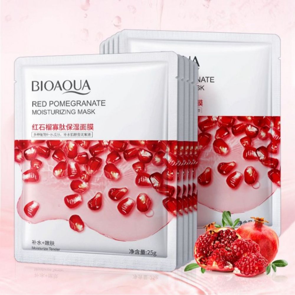 Тканевая маска для лица с гранатом