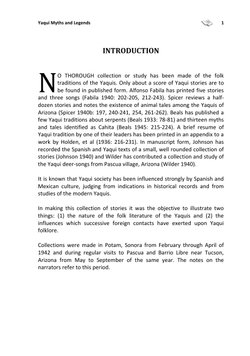 Yaqui Myths and Legends | Ruth Warner Giddings