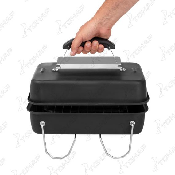 Коптильня с фиксаторами крышки, ст.1мм, термостойкое покрытие (T-HS-KP-02M) Helios (произв-во Тонар)