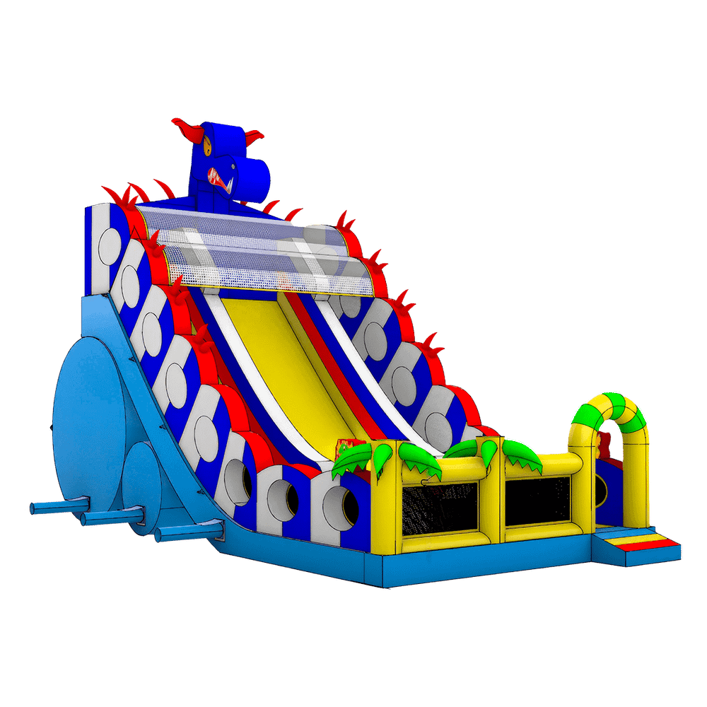 Коммерческий батут «Дракон 2», 11,5*6*9 м