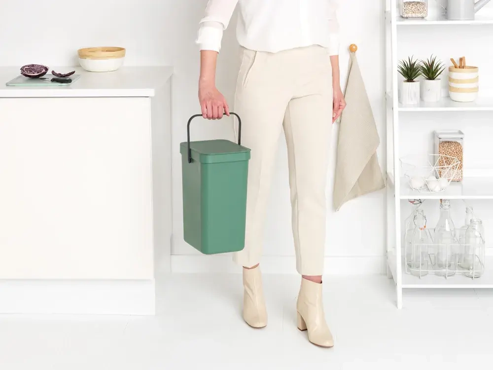 Brabantia Контейнер для мусора Sort & Go 12л зеленый