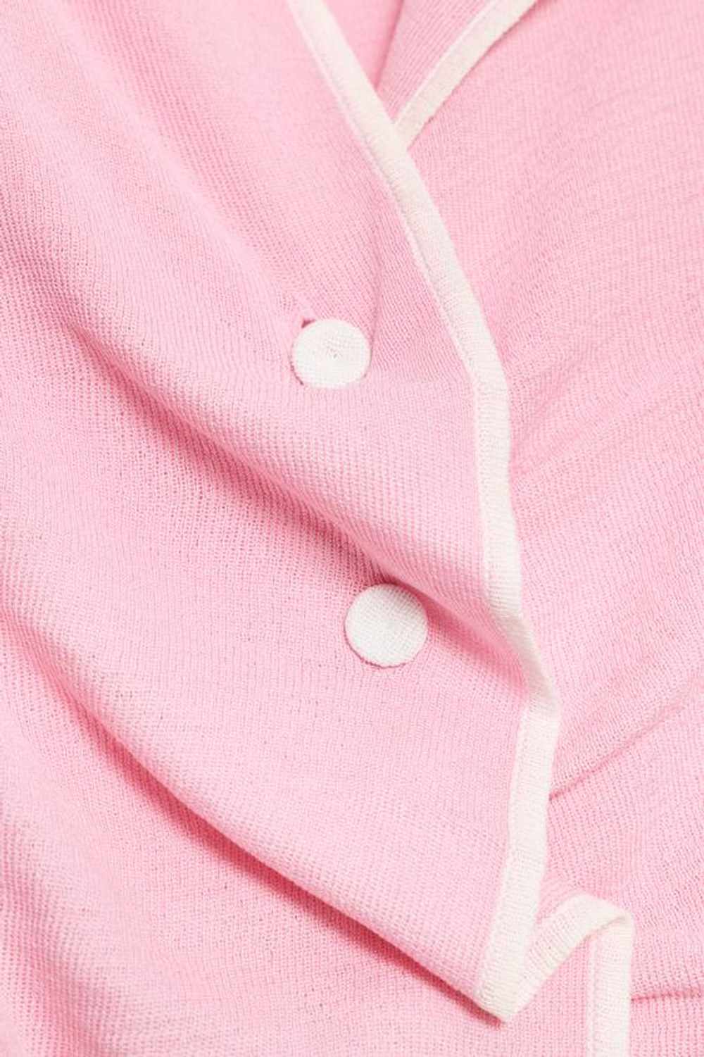 ZARA ТРИКОТАЖНЫЙ ТОП СО СБОРКАМИ, РОЗОВЫЙ