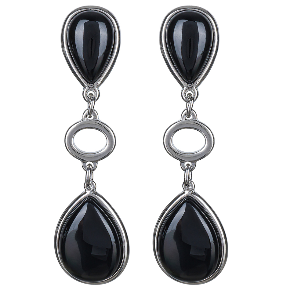 Серьги Possebon Agata Preto A0585.4 S