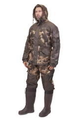 Зимний мужской костюм Горный -15 (Алова,Таслан) ПК Зеленый Камо