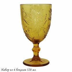 Lenardi 583-027 Набор из 6 бокалов 320 мл в под.уп.(х4)Стекло