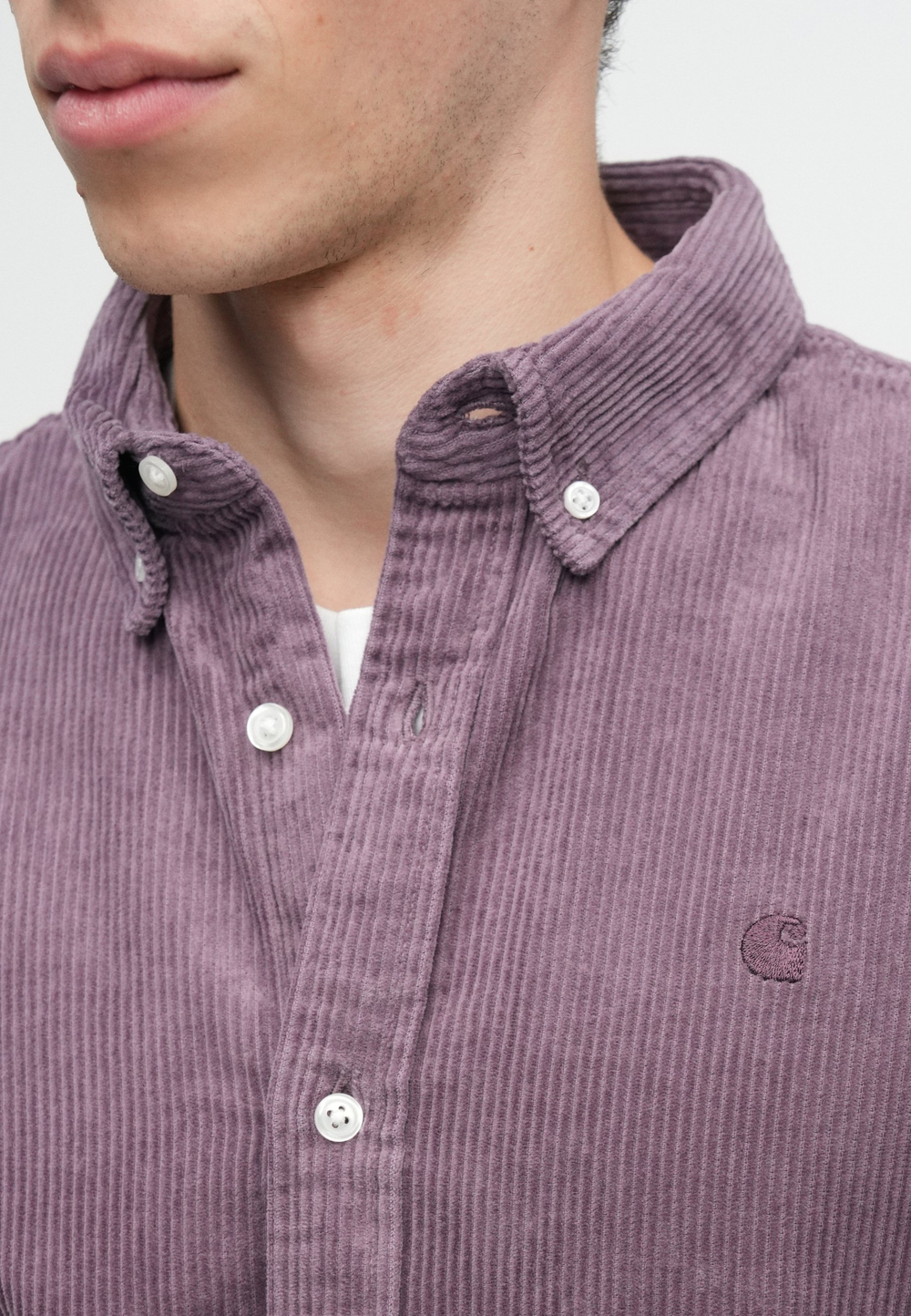 Carhartt WIP MADISON - Рубашка - Фиолетовый
