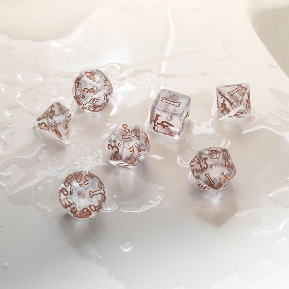 Набор кубиков Q WORKSHOP DOGS Dice Set: Bubbles