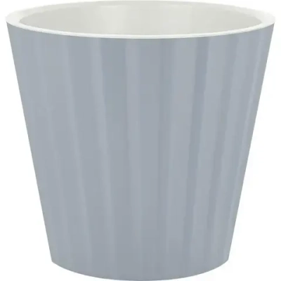 Горшок для цветов InGreen Sand D190мм, 3,3л c дренажной вставкой, Утренний туман