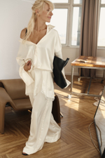 Рубашка в пижамном стиле wh sh