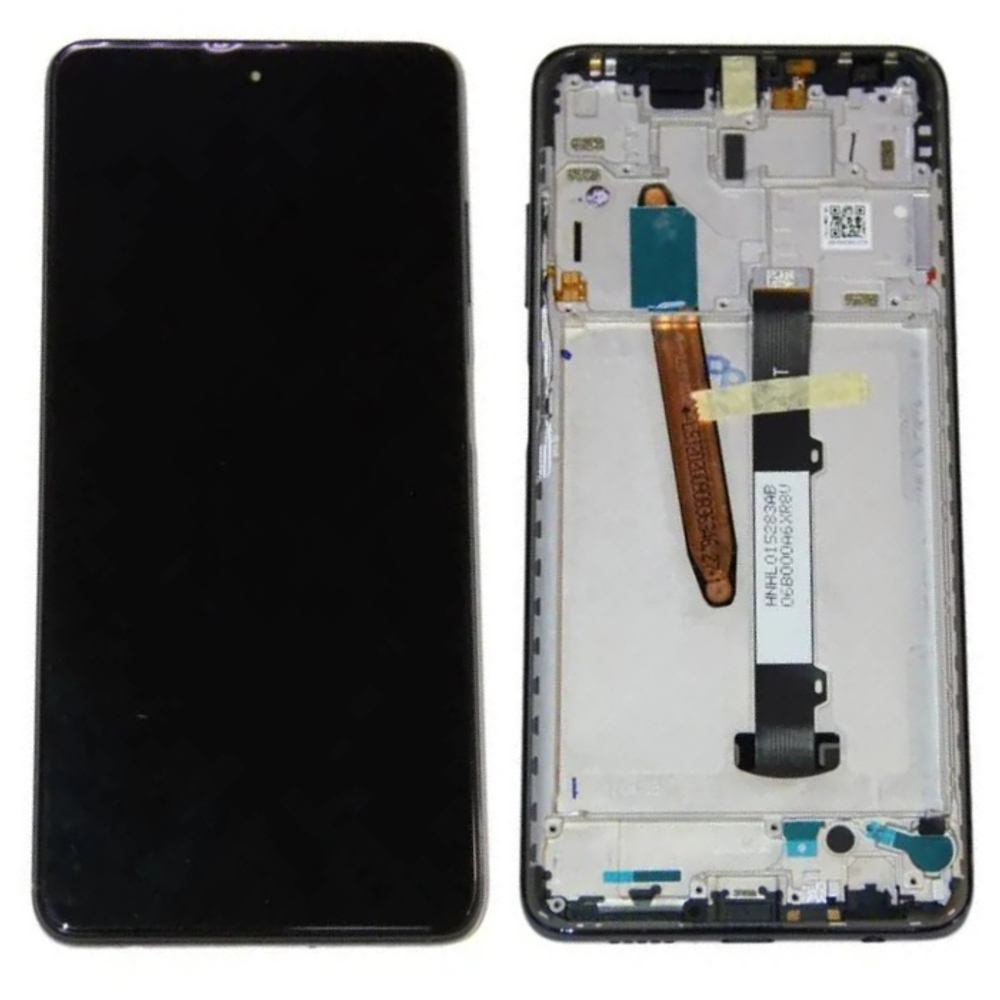 Дисплей для Xiaomi Poco X3 NFC/X3 Pro с тачскрином и рамкой Черный - OR (SP)