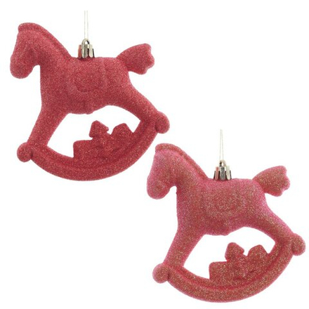 GAEM Набор из 2шт, Украшение новогоднее "Лошадка", L11 W5 H10 см