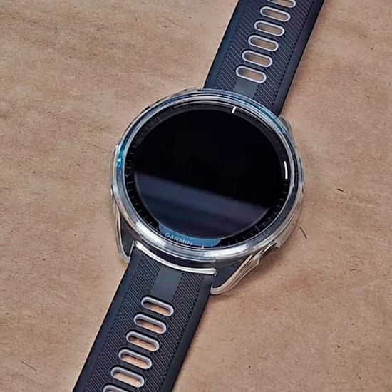 Чехол бампер для Garmin Forerunner 965 (Прозрачный)